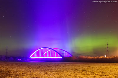 Stunning Aurora Over Toomebridge - March 6th 2016